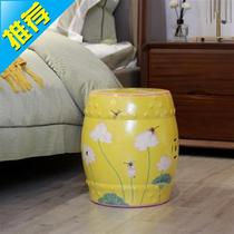 American Peace Birds Ceramic Drum Stool Swing Piece Small Number L Bedroom Living Room Drum Chair Craft Gift Swing Accessories Color selection