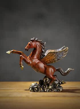 纯铜彩绘办公室乔迁开业工艺礼品