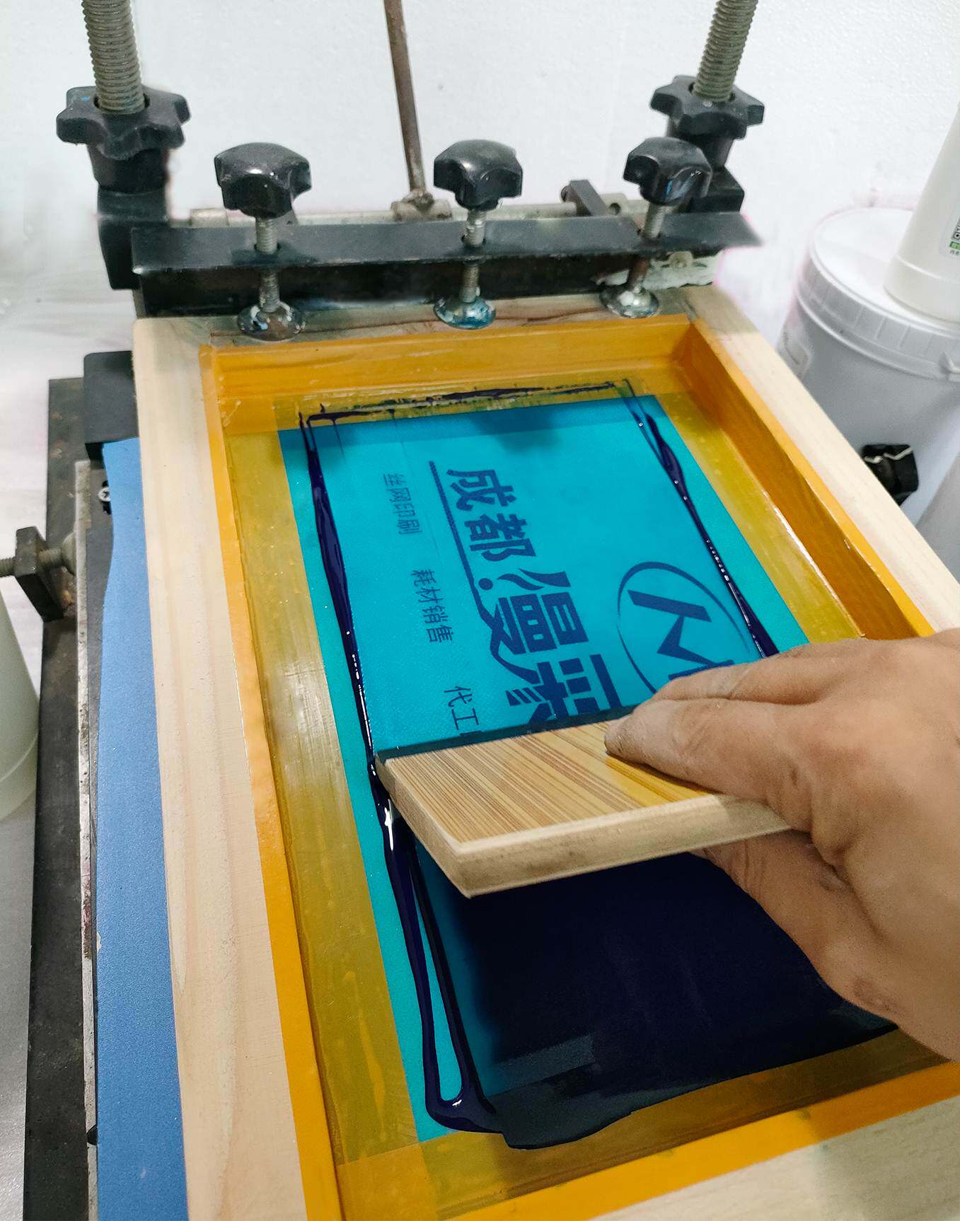 丝网印刷模板定制丝印网版制作丝印网板丝网制版材料油墨铝框器材