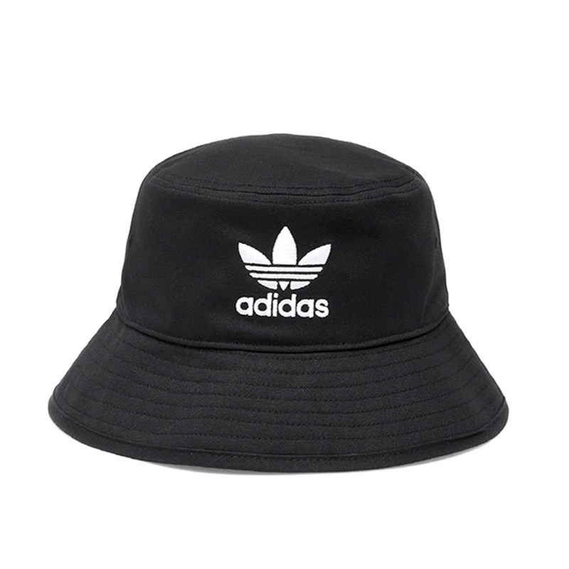 Adidas/阿迪达斯新款渔夫运动帽三叶草纯棉休闲刺绣帽子夏AJ8995