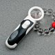 Hand-held pull-out magnifying glass with light for jewelry identification and toy