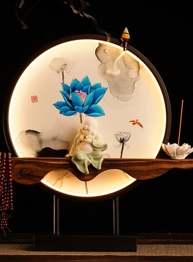 家用供奉客厅桌面灯背景开业礼