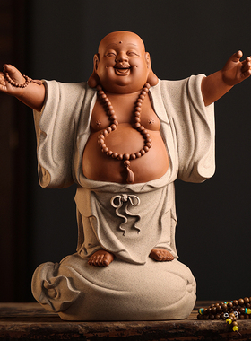 陶瓷供奉弥勒佛像家居工艺礼品