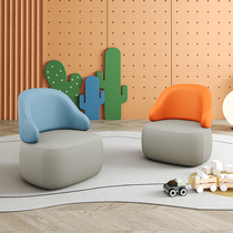 Childrens single small sofa Balcony Bedroom Lovely Thickened Baby Living Room Cartoon Reading Backrest Seat Cortex
