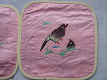 Japanese purchase of 2759 mother and mother love bird pillows top Shanxi Jin Nan folk handmade old embroidery P old embroidery with old embroidery