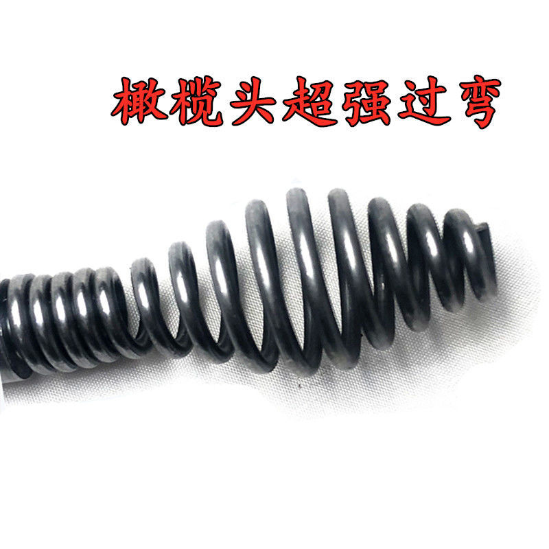 下水道疏通神器家用马桶地漏厨房卫生间下水道堵塞电动疏通工具 - 图1