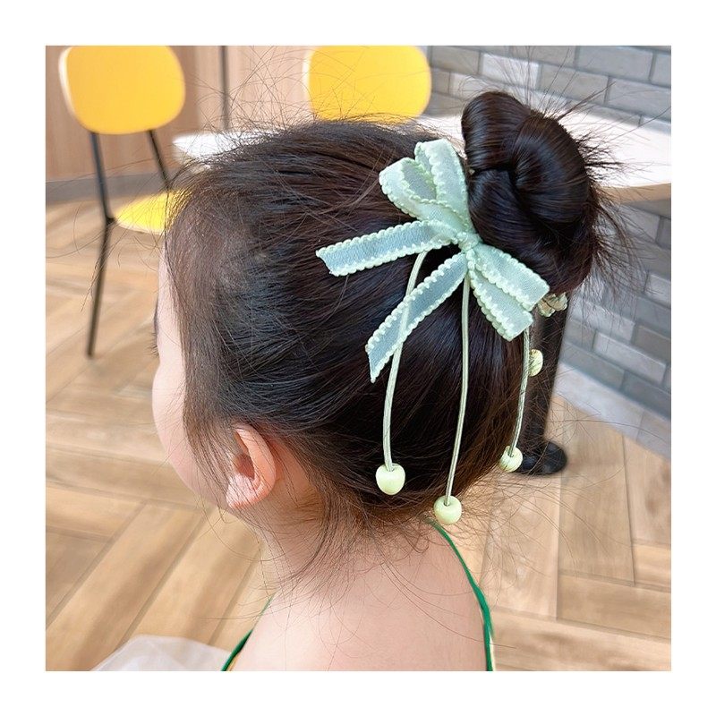 儿童扎丸子头蝴蝶结头绳新款小公主汉服头饰网红女童发圈发绳发饰,淘宝优惠券,粉丝福利购,淘宝优惠卷