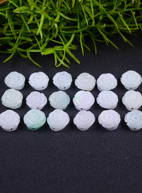 diy翡翠戒指编织玉石材料包散珠