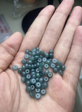 天然a货翡翠diy配饰手串串珠