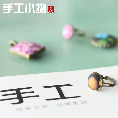 【老店清仓/满百包邮】常用古铜底托耳钩配件个性软陶设计相结合 - 图2