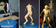 Skeleton model figure clay doll carving oil clay