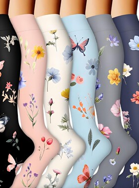 Men's and women's compression socks适用于跑步运动、静脉曲张