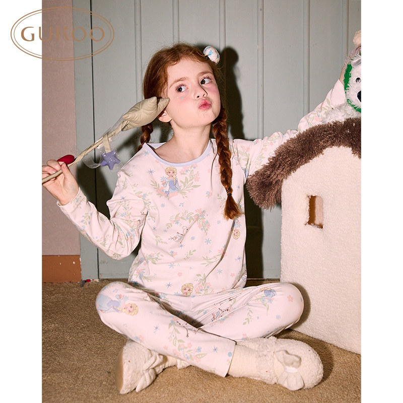 【女童保暖内衣合集】果壳睡衣秋冬卡通印花可爱儿童秋衣裤套装,淘宝优惠券,粉丝福利购,淘宝优惠卷