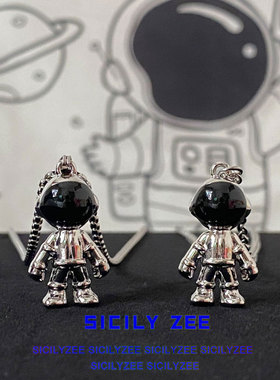 新款太空人宇航员嘻哈卫衣项链