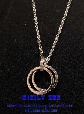 个性气质嘻哈吊坠同款卫衣项链