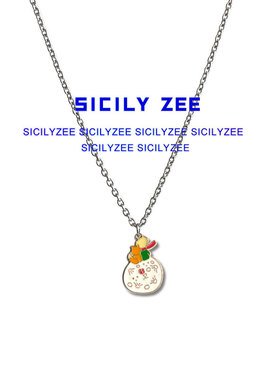 玫瑰项链小众百搭短款吊坠