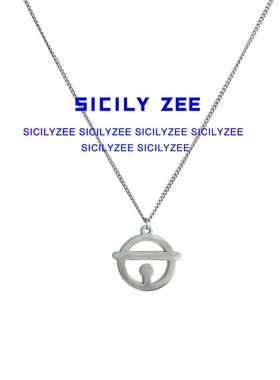 SIZEE钛钢小叮铛卫衣INS项链