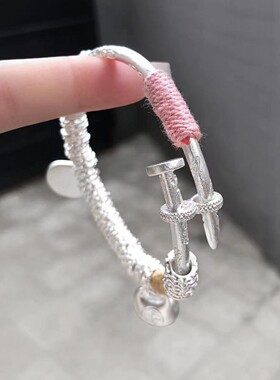 钉子手镯盘缠黄财神胖福手串国风