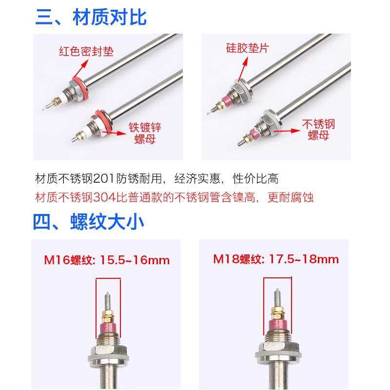 双U蒸饭车厨具电热管蒸饭机蒸饭柜加热管220V380V3KW4KW发热管棒,淘宝优惠券,粉丝福利购,淘宝优惠卷