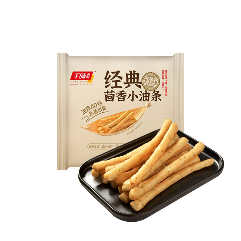 【主播推荐】千味央厨茴香小油条迷你火锅油条早餐半成品家用速食