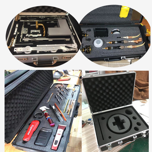 德国日本进口手提式铝合金工具箱仪器设备安全箱子模型工具盒渔具-图3