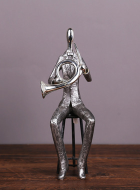 音乐人物爵士交响乐队摆件咖啡厅书房办公室客厅生日乔迁礼物