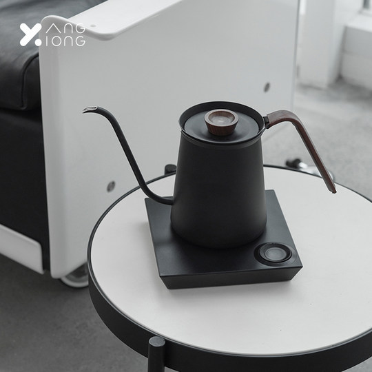 Bear and Yang Shadow Puppet Hand Brewing Temperature Control Pot