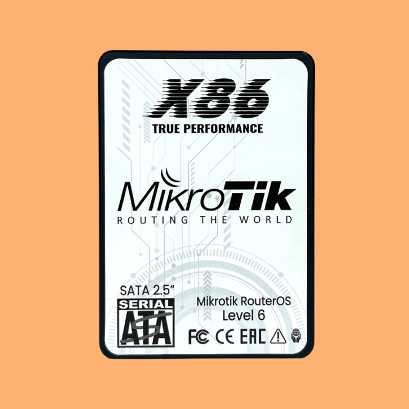 RouterOS系统128GB Mikrotik SATA固态硬盘Level6授权6.4x 7.x版 - 图0