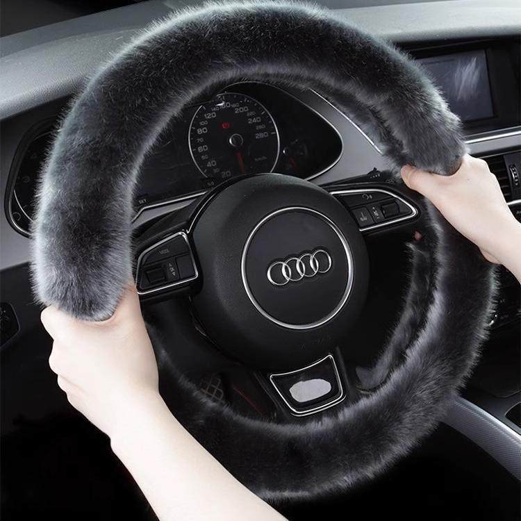 2025新款汽车方向盘套冬季车毛绒把套冬天奥迪宝马奔驰大众女d型,淘宝优惠券,粉丝福利购,淘宝优惠卷