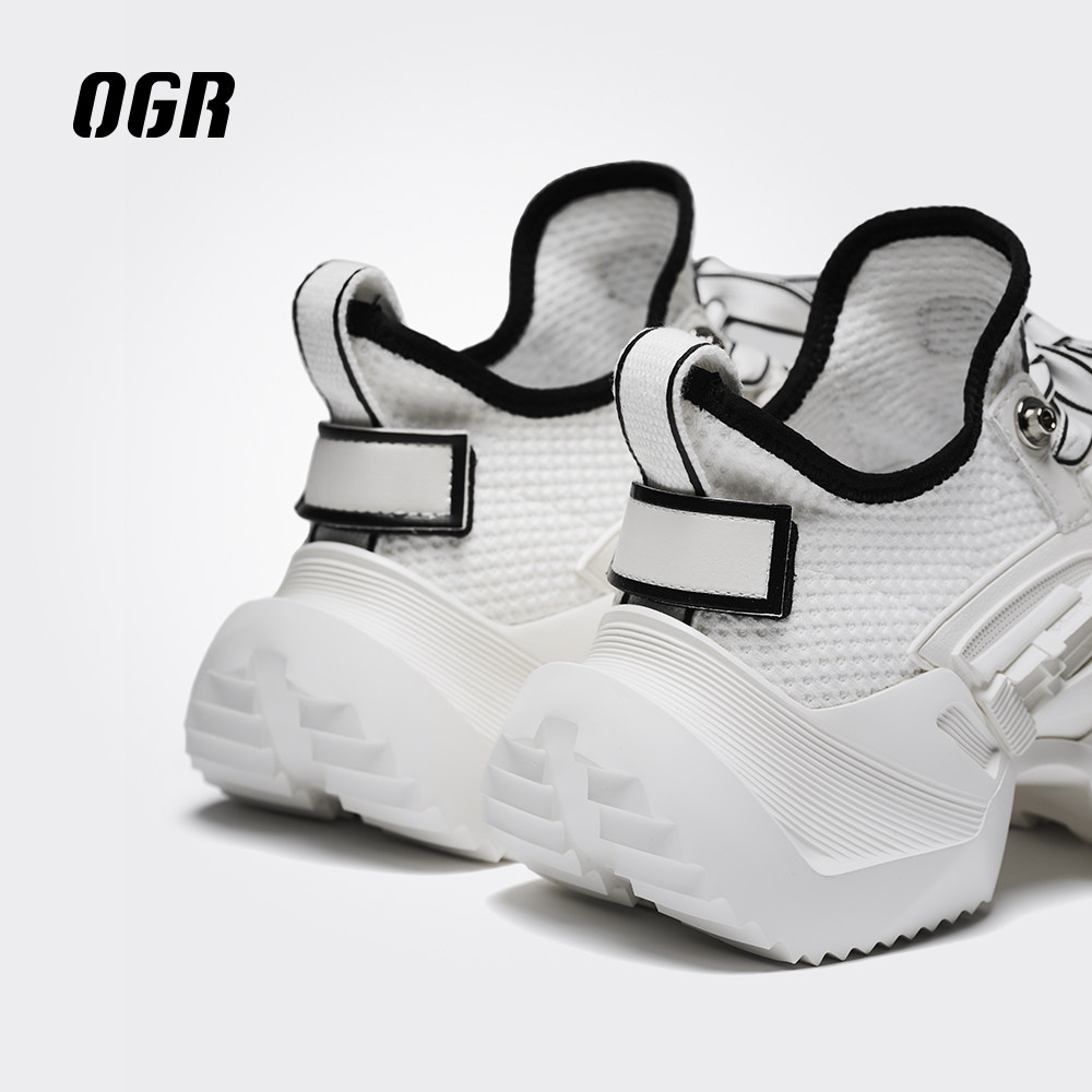 【Amber同款】OGR3D机甲鞋休闲老爹鞋男厚底增高鞋女2025新款