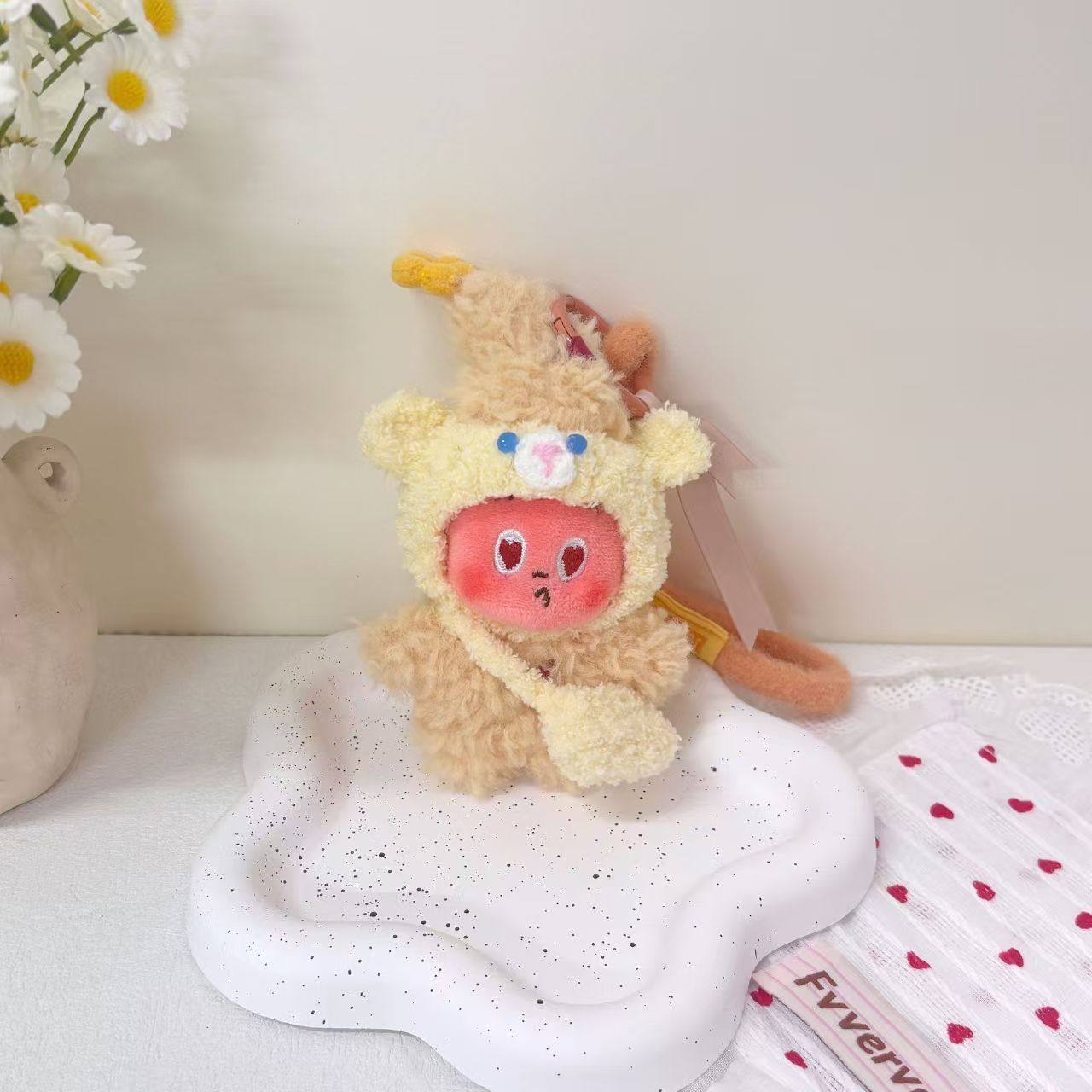 星星人美味时刻系列娃衣4代mini背带裤帽子头套毛绒挂件衣服着替,淘宝优惠券,粉丝福利购,淘宝优惠卷