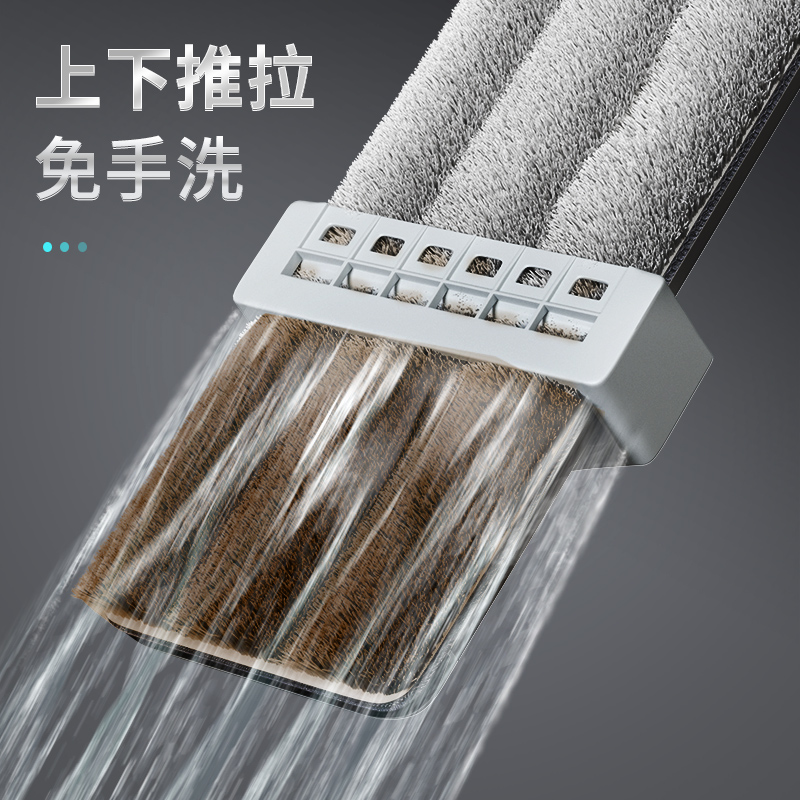 美丽雅大号平板拖把家用一拖净懒人免手洗吸水地拖布2022新款神器