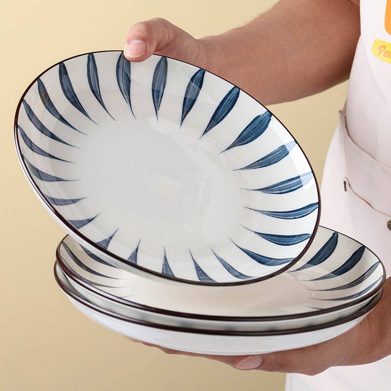 2023新款餐盘子陶瓷9/10英寸大号盘子菜盘家用日式网红牛排盘深盘,淘宝优惠券,粉丝福利购,淘宝优惠卷