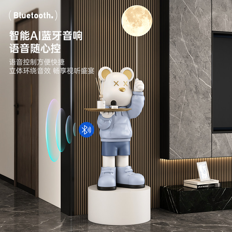 客厅暴力熊网红大摆件电视柜沙发旁落地可存取钱高端乔迁新居礼品,淘宝优惠券,粉丝福利购,淘宝优惠卷