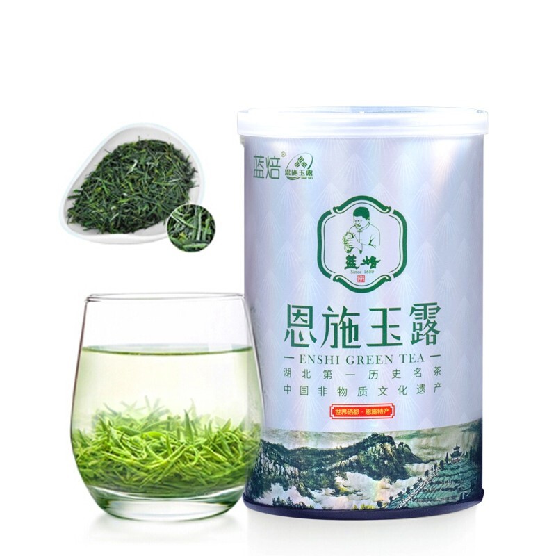 恩施玉露绿茶茶叶2024年新茶 蒸青茶叶富硒茶明前一级 品鉴装50克 - 图0