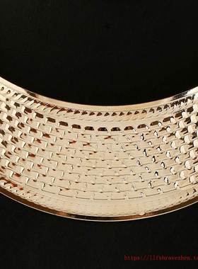 choker metal necklace women jewelry 欧美女项圈朋克夸张项链