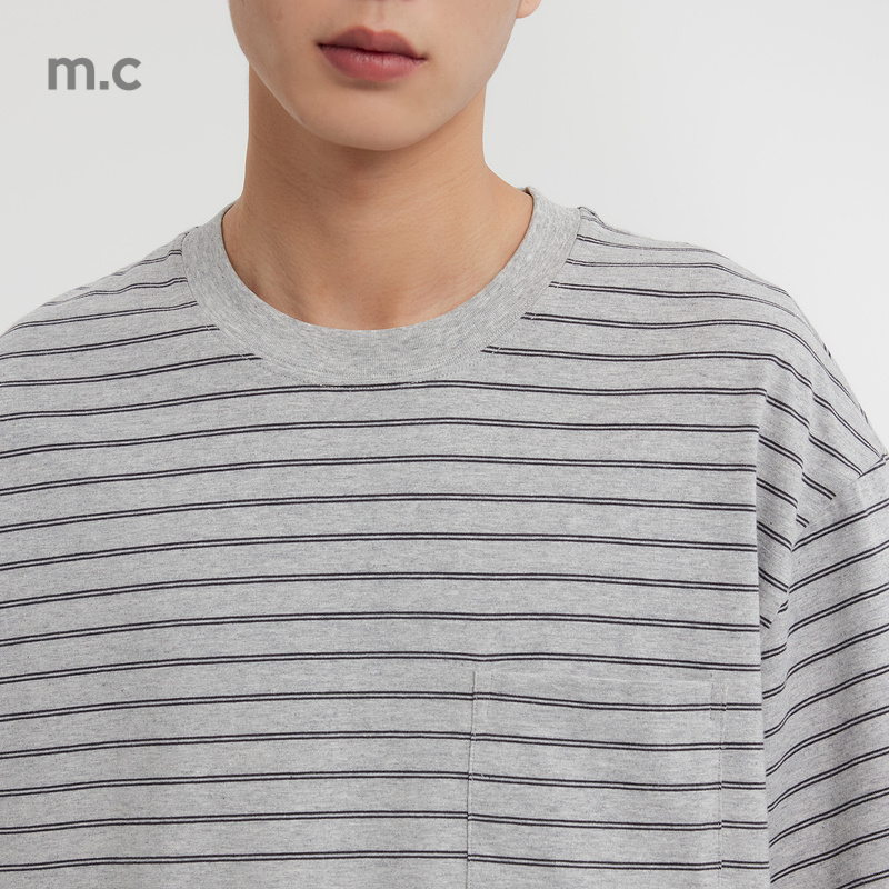 MODE COMMUTER| MC不潮品春季20S/1平纹针织圆领短袖T恤-图0
