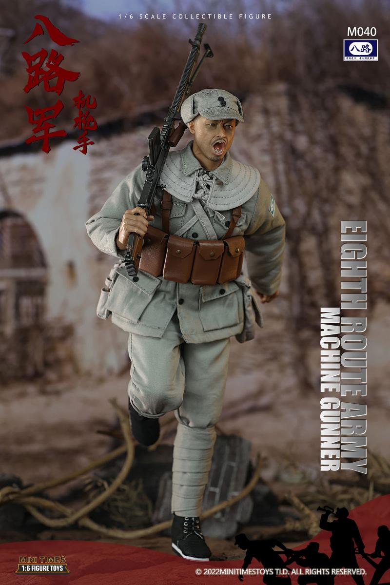 现货 minitimes toys八路军机枪手1/6手办兵人 M040可动人偶模型-图2