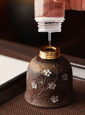 复古陶瓷酥油灯盏供佛长明灯