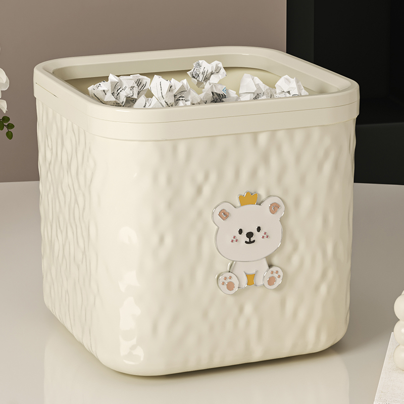 桌面垃圾桶2025新款可爱小号迷你家用宿舍客厅办公室收纳桶高颜值 - 图0