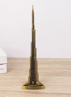 迪拜哈利法塔模型念品摆件大迪拜塔哈利法塔金属哈利法塔建筑模型