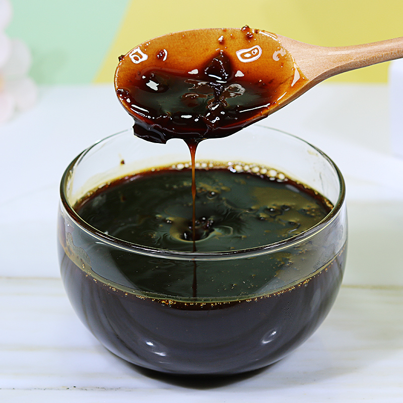 ANDROS安德鲁黑糖马蹄颗粒果酱1KG袋装沙冰烘焙专用果泥果溶