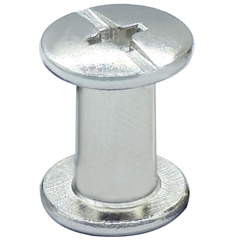 铁镀镍账本螺丝子母铆钉对锁螺丝螺母夹板对接相册账本菜谱螺钉 - 图3