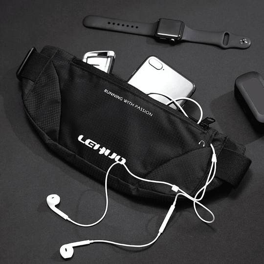 屈臣氏男士跑步腰包手机装备运动包男斜挎工地干活专用多功能大容