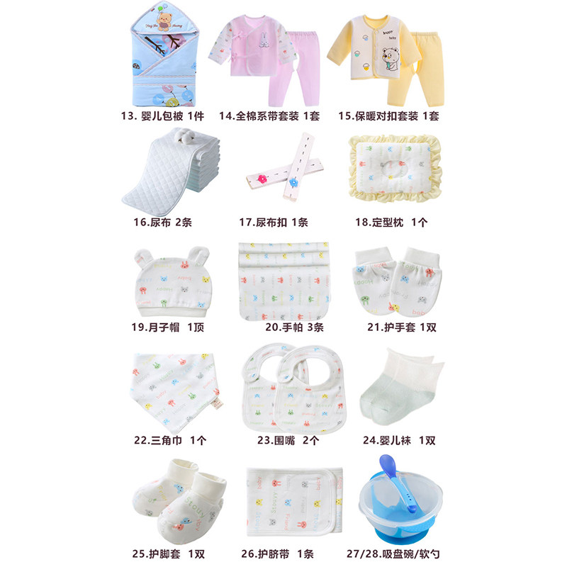 全套母子组合孕产妇备产后待产包 轩尼猴待产包