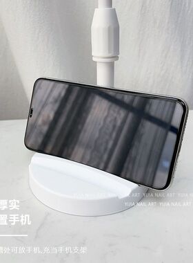 一字灯支架手持美甲一字灯支架便携美甲灯蓄电磁吸速干光疗灯贴甲