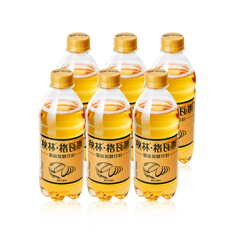 秋林格瓦斯饮料哈尔滨特产液体面包发酵饮品350ml12/6瓶工厂包邮 - 图0