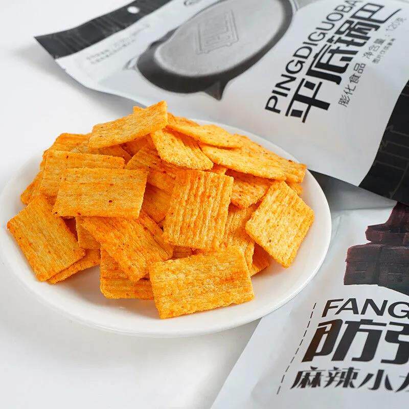 嵩山平底崇山120g整箱怀旧网红锅巴 妃时食品膨化食品