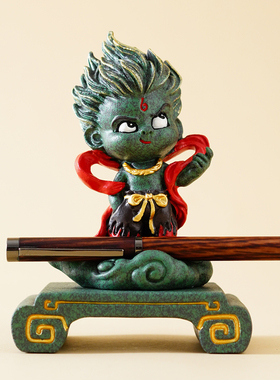 青砂石哪吒手办桌面摆件礼品