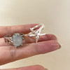 Women's Stacked Starfish Open Rings at the Beach